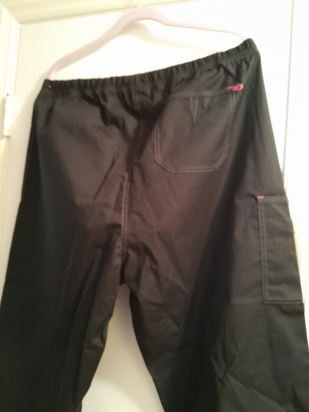 WonderWink Black Cargo Scrub Pants - Picture 6 of 6